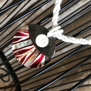 Mother of Pearl Handmade Necklace!